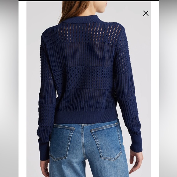 FRAME open stitch shrunken cardigan new never worn - Picture 5 of 9